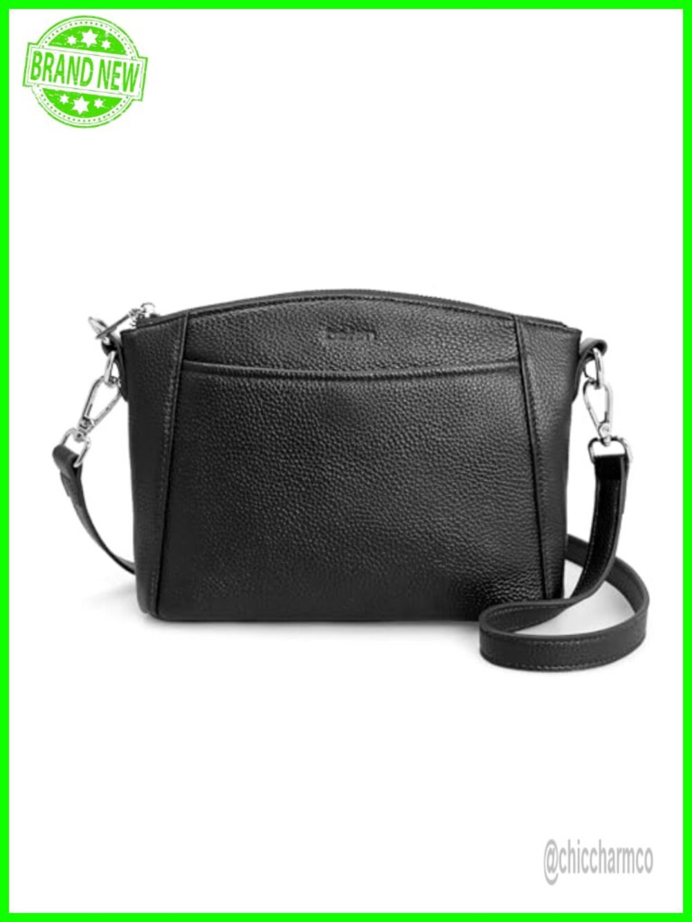Genuine Leather Anti-Theft Small Crossbody Bag RFID Travel Purse